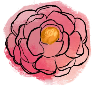 Bunga peony dekoratif